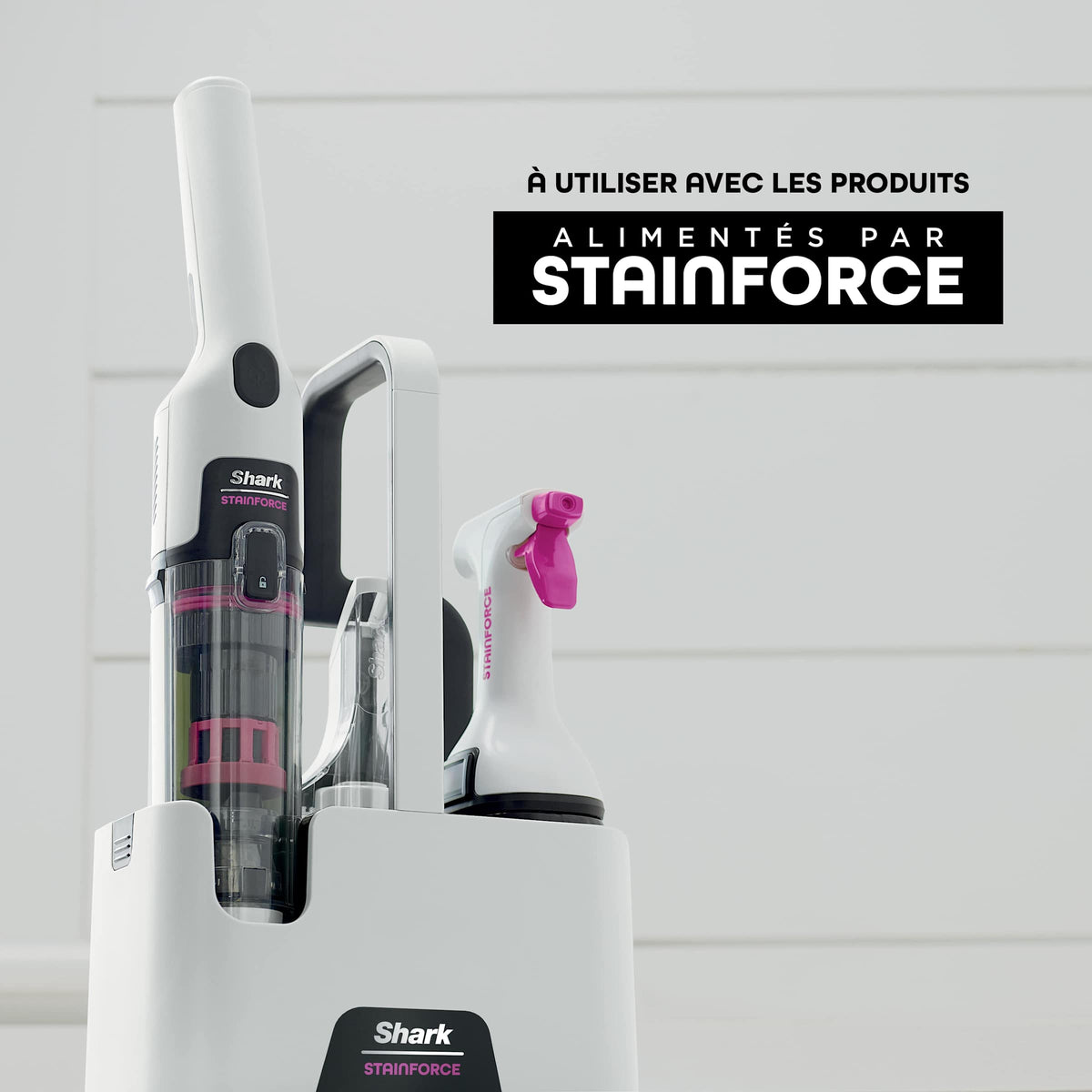 Pulvérisateur avec solution nettoyante pour détacheur StainForce